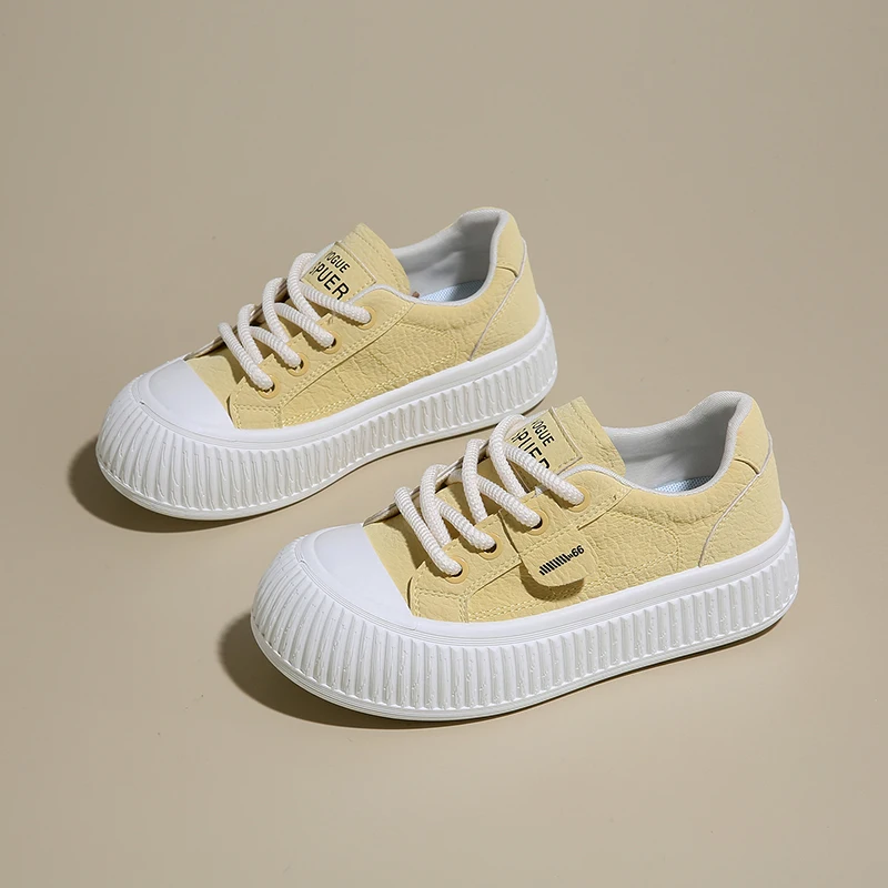 

Womens 4.5cm Platform Sneakers Breathable Knit Upper Comfortable Walking Shoes Non Slip Rubber Sole Fashion Athletic Footwear