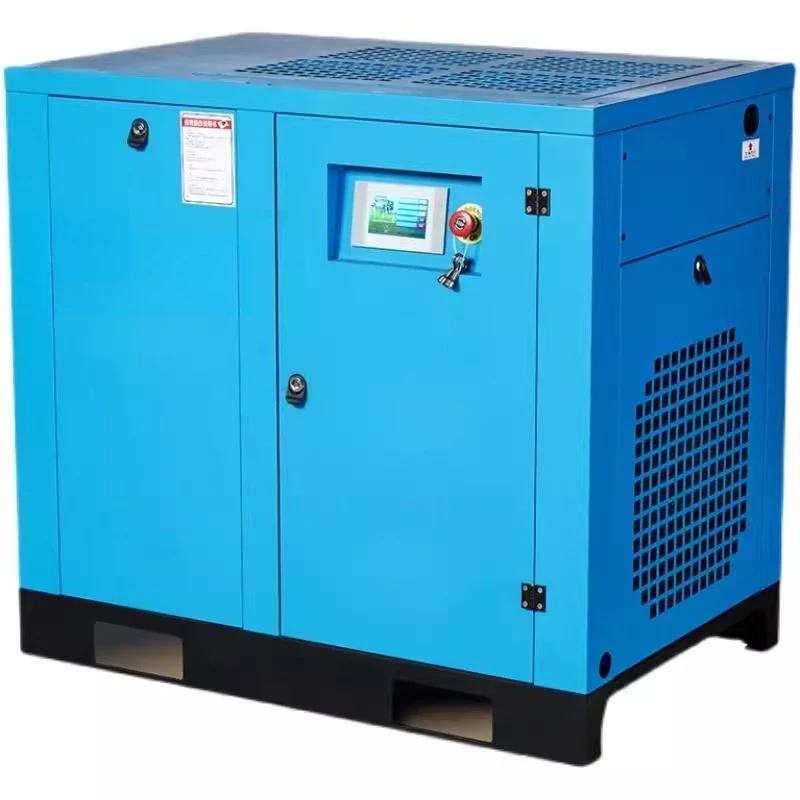 

Screw air compressor, industrial assembly line, permanent magnet frequency conversion large displacement 380v large air pump