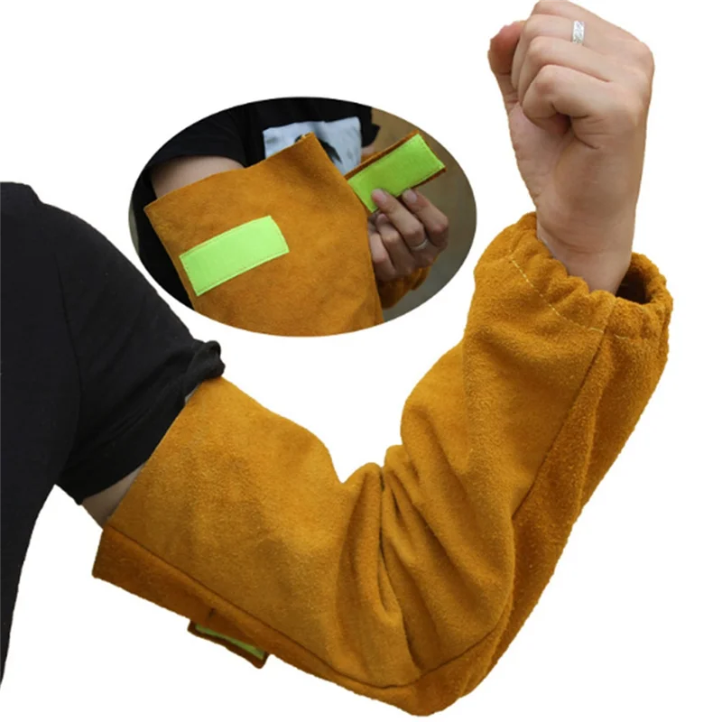 Venda quente-proteção de braço para soldadores-mangas de soldagem, protetores de braço resistentes ao calor e à chama para trabalho masculino e feminino