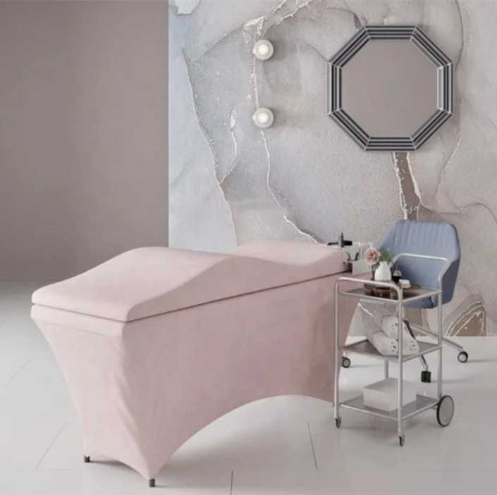 

Curved Lash Bed Mattress Topper-Ergonomic Modern Hospital Use Eco-Friendly Fabric