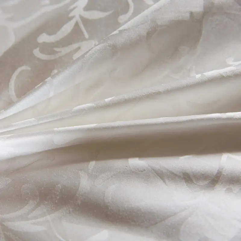1Pc White Gold Premium High End Natural Goose Down Pillows for Sleeping Down Pillow 100% Cotton Jacquard Downproof Pillow Cover