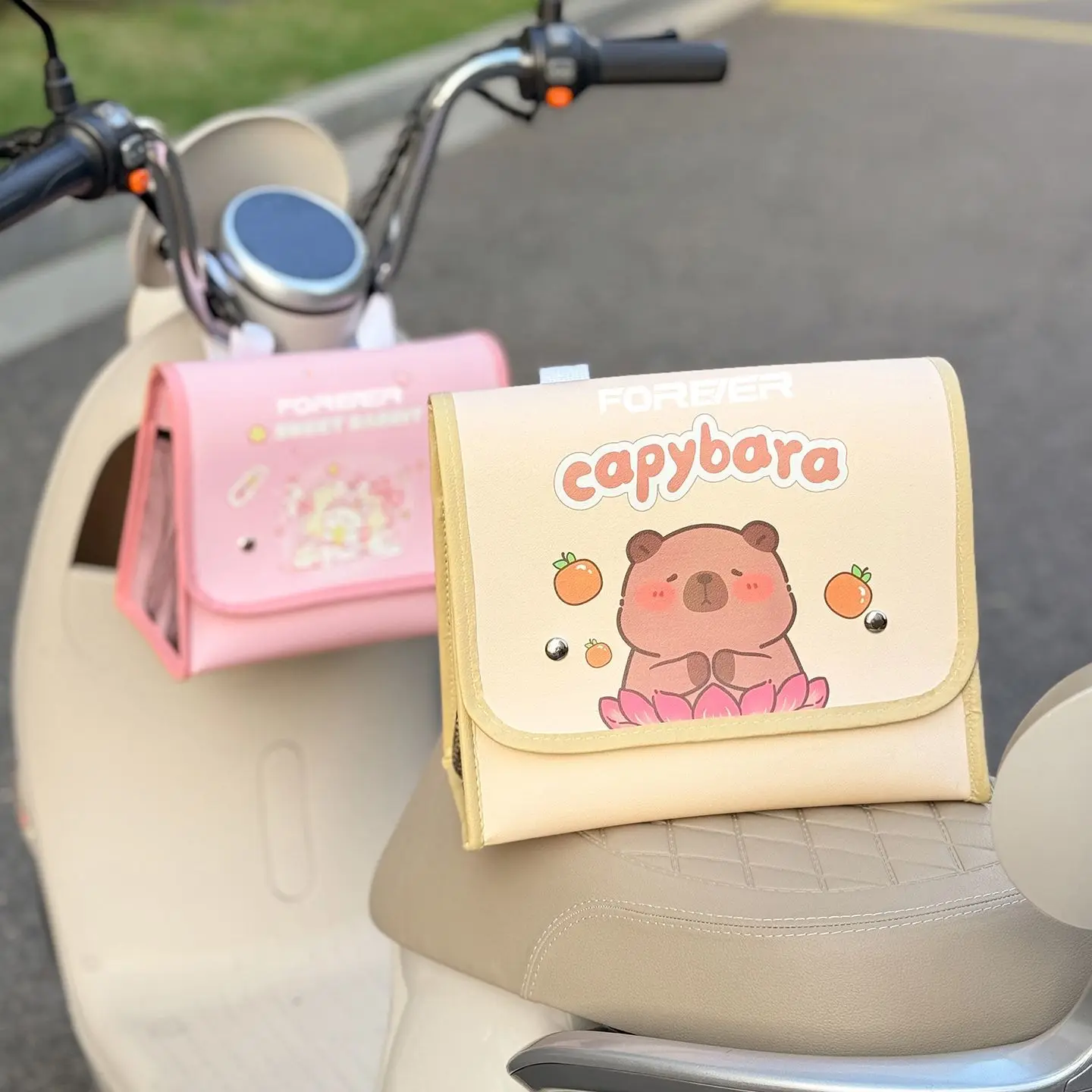 

New Motorcycle Front Hanging Bag Charger Waterproof Bag Hanging Bag Storage Bag Storage Large Capacity Universal Hanging Pocket