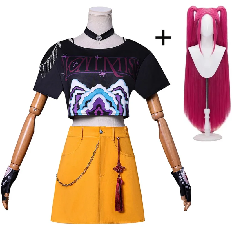 CyMira コスプレ衣装 アニメ K-POP デモンハンターズ ミラ コスプレ衣装 衣装 ウィッグ ハロウィンコスチューム 女性 女の子向け 2025 HOT Adu