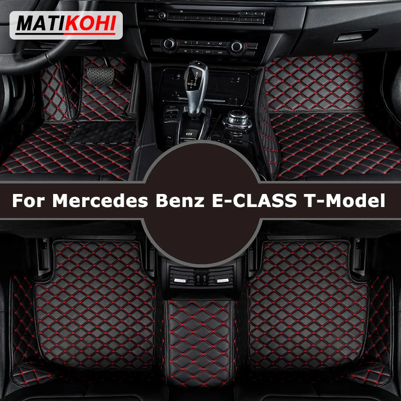 MATIKOHI Custom Car Floor Mats For Mercedes Benz E-CLASS T-Model S211 S212 S213 Estate E320-E500 Coche Accessorie Auto Carpets