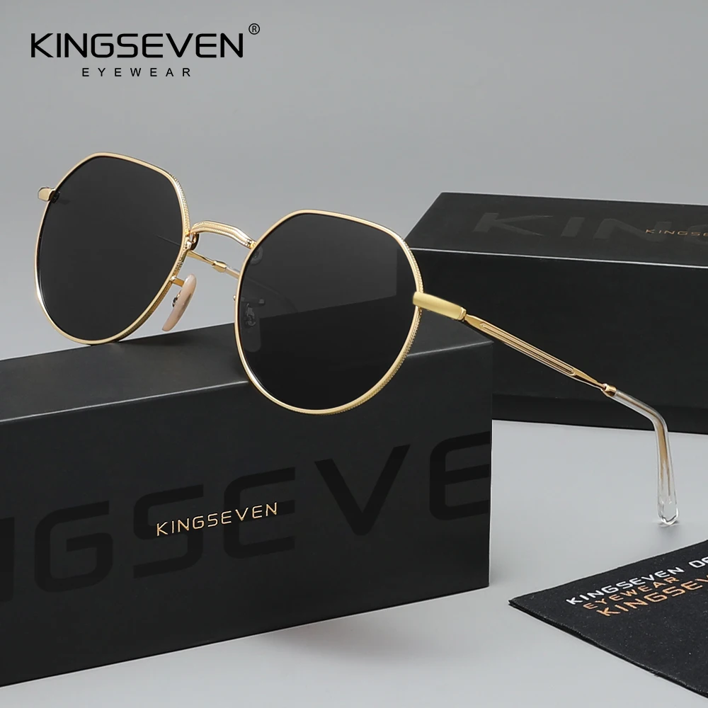 

Солнцезащитные очки KINGSEVEN с поляризацией для мужчин и женщин, линзы HD с защитой от ультрафиолета UV400, роскошные очки для отдыха и вождения, Oculos Gafas De Sol