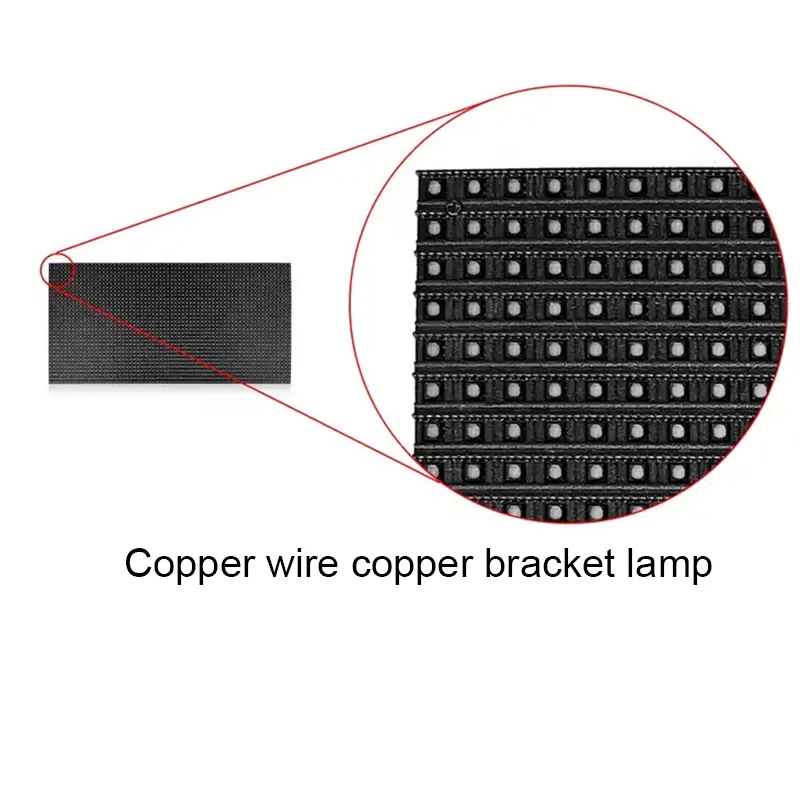 Imagem -05 - Indoor Full Color Led Display Matrix Module p5 Rgb Smd2121 Indoor 16 Digitalização 320x160 mm Painel de 64x32 Pontos