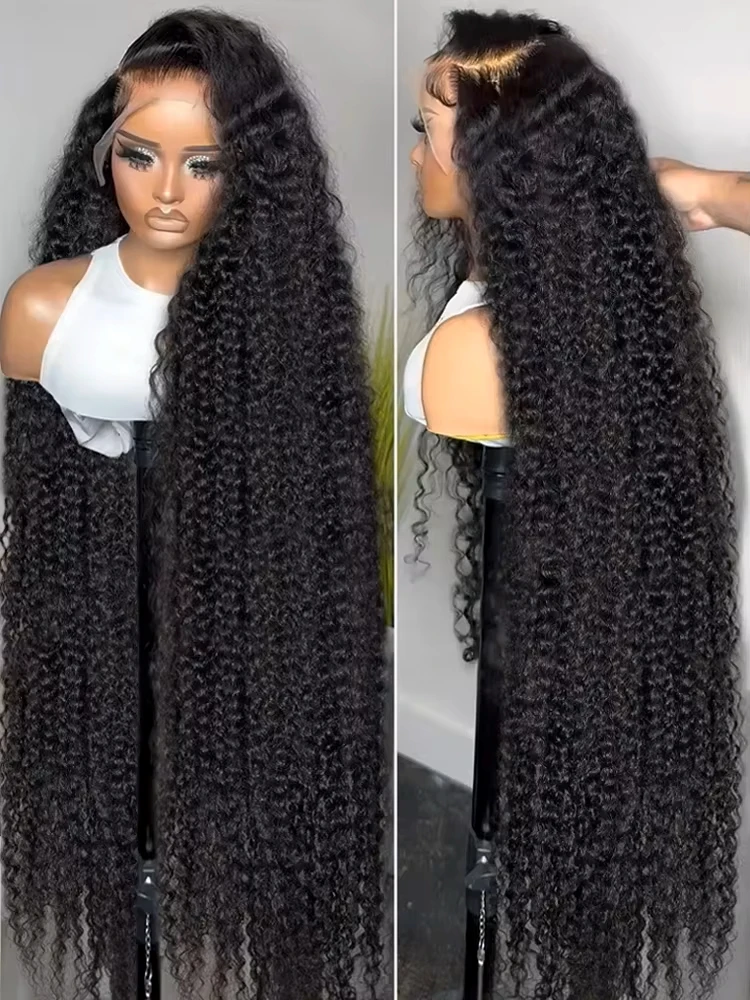 

250 Density 30 40 Inch Deep Wave 13x6 HD Lace Front Human Hair Wigs 13x4 Curly Lace Frontal Wig Brazilian For Black Women