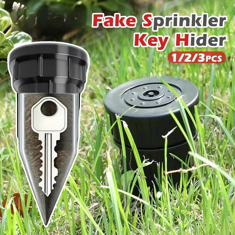 

Garden Key Hider Realistic Underground Watering Can Key Safe Battery-Free Durable Plastic Construction Outdoor Garden Security