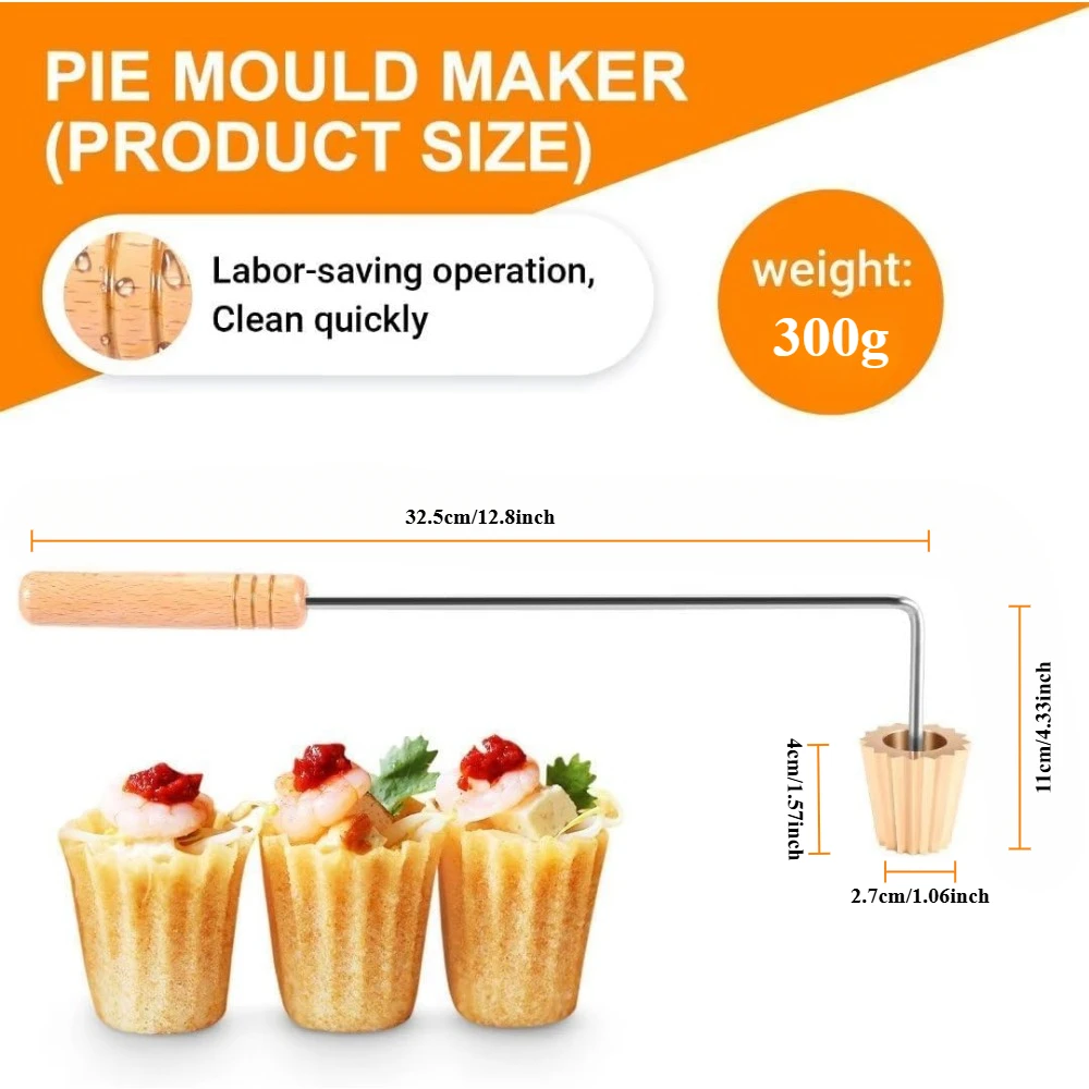 1 stücke Malaysische Kuchen Tee Maker Nyonya Top Hüte Form Ei Torte Cupcake Wiederverwendbare Gebraten Snack Backform für Küche backformen Gadget – Detail 9