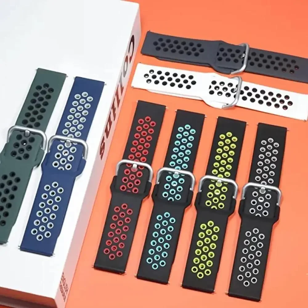 22 мм ремешок для NORTH EDGE APACHE-46, мягкий силиконовый браслет, сменный ремешок для APACHE-46, спортивный дышащий ремешок для часов
