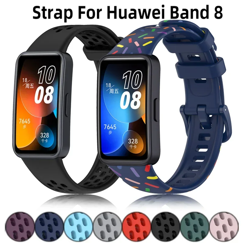 

Strap For Huawei Band 8 9 Bracelet Silicone Smartwatch TPU Waterproof Wristband Soft Bracelet For Huawei Band 8 9 Accessories