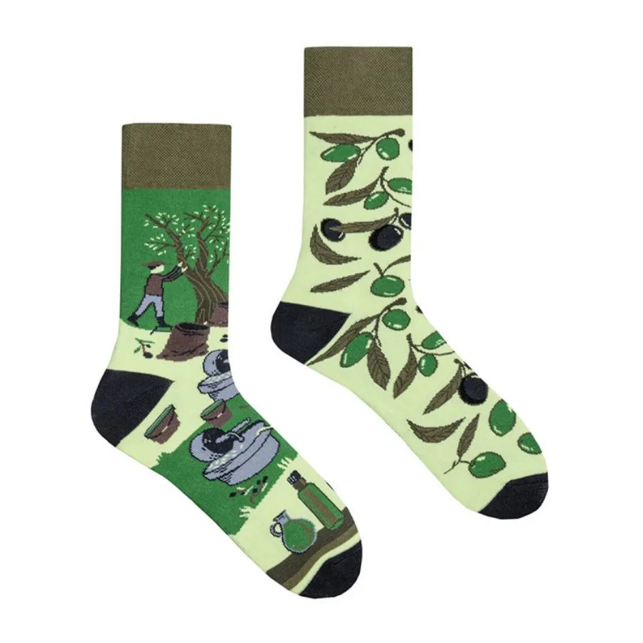 1 pair men socks personalized trendy socks, mandarin duck socks, street fashion skateboard socks, mid length socks