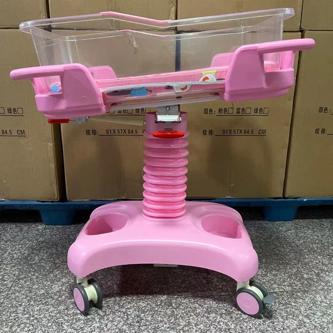 

Hospital ABS Infant Baby Cart Children mobile baby carriage stroller PRAM transfer with wheel