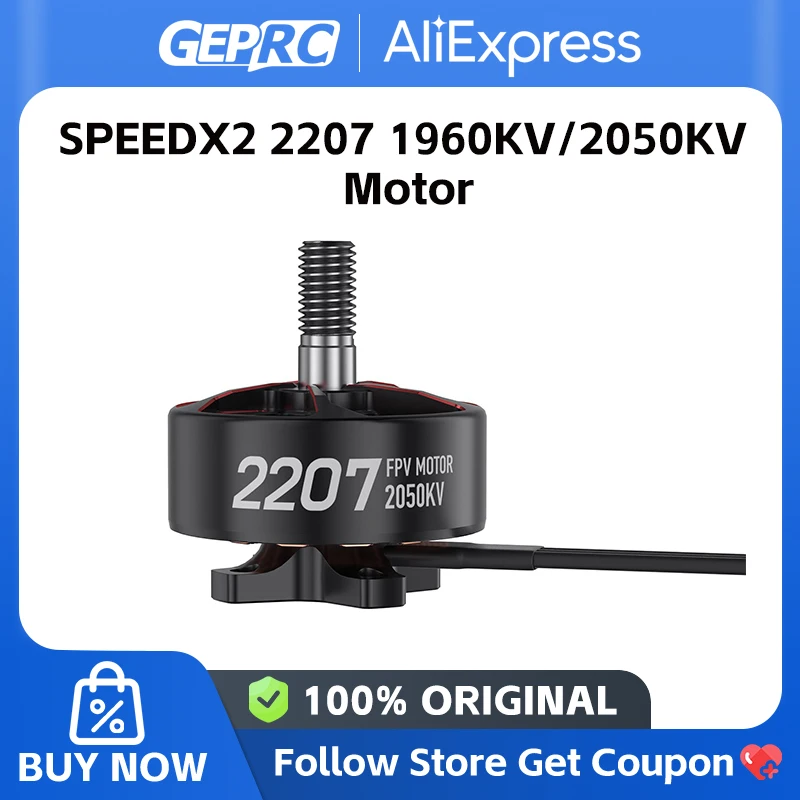 GEPRC SPEEDX2 2207 1960KV/2050KV Motor 4-5 Inch FPV Drone 6S Brushless Motor FPV RC Multicopter Racing Drone Parts DIY PART