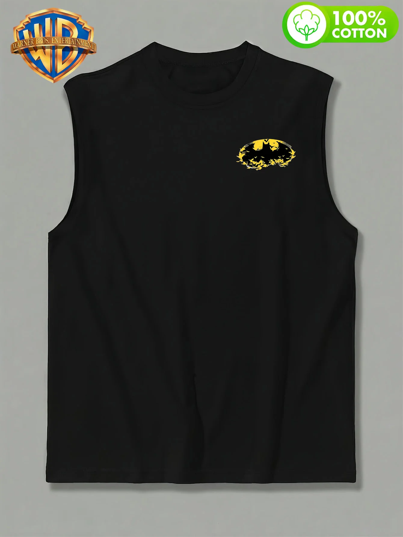 Pure Cotton Korean Street Tank Top Men Timeless Simple Outfit