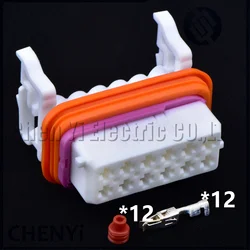 12 Pin Automotive waterproof connector Car HID headlight wire harness plug 7L6971071A 7L6 971 071A