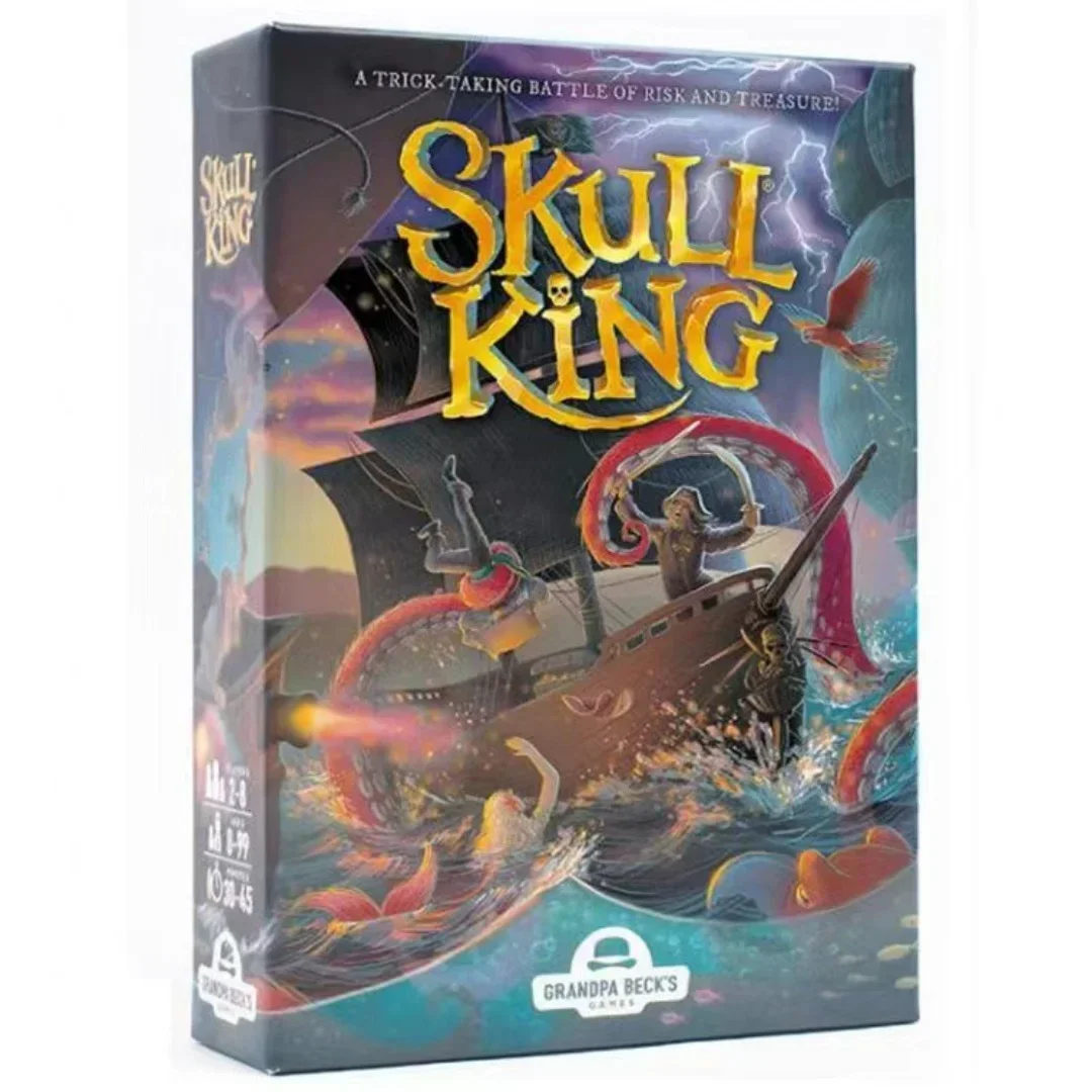 English version Grandpa Beck's Games Skull King - The Ultimate Pirate Trick Taking Game | from The Creators of Cover Your Assets