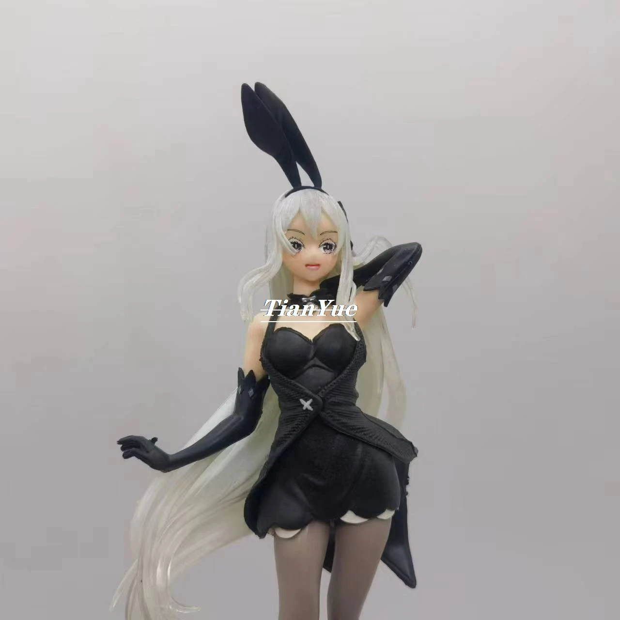 Anime Edna Zwarte Avondjurk Bunnr Versie Pvc Schattig Meisje Figuur Model Speelgoed 21Cm