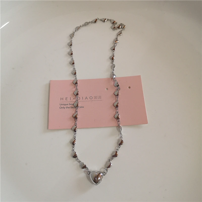 Süße Schleife rosa Erdbeere Herz Kreuz Anhänger Halsband Halskette Egirl Goth Vintage 2000er Jahre Y2K EMO Rave Schmuck Szene Zubehör – Detail 5