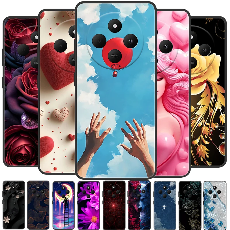 Para Xiaomi Redmi 14C Funda en Xiaomi Redmi 14c Funda de lujo TPU a prueba de golpes de silicona Linda Funda de teléfono para Xiaomi Redmi 14 C