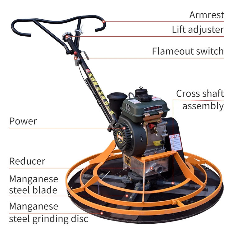 600-1000mm Hand-held Concrete Floor Grinding Machine Road Surface Smoothing and Leveling Machine