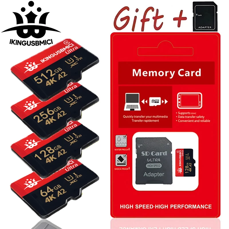Wide Compatibility Memory Card for Gaming Micro Memory Card SD Cards TF Cards Flash Card 16GB/512GB/32GB/64GB/256GB Advanced
