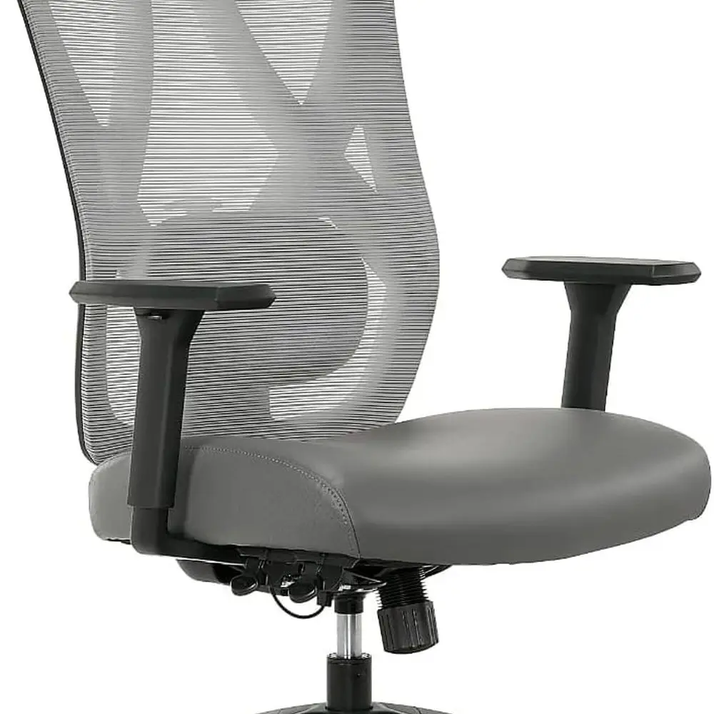 

Ergonomic High-Back Task Chair with Mesh and Vegan Leather by SitTrue Ridgefield
