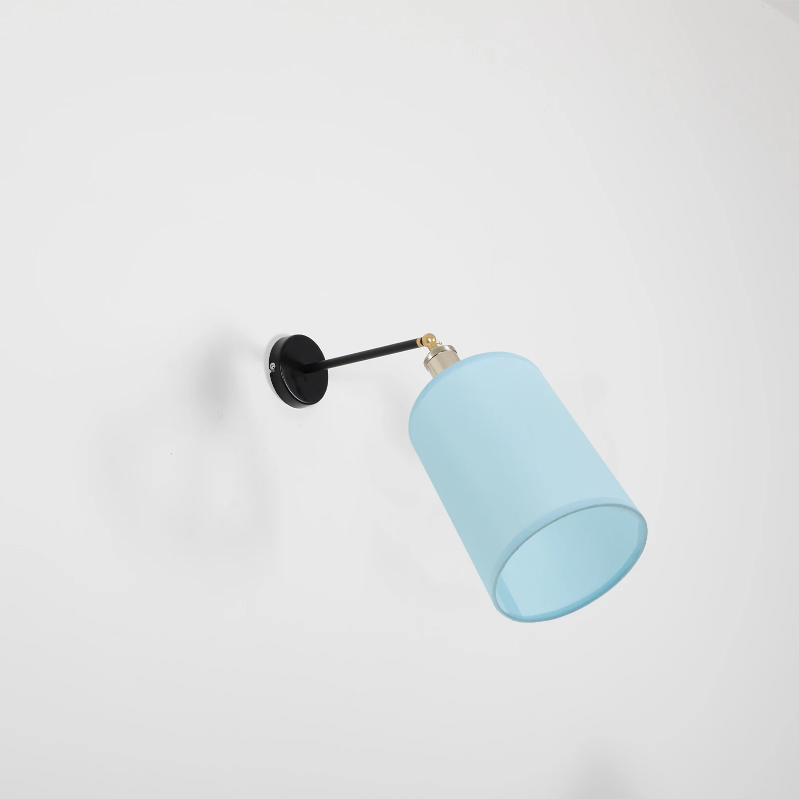 

1 Piece Fabric Lampshade for Table Lamp Iron Frame Wear-Resistant Replacement Cover for Bedroom Study Home Decor E27