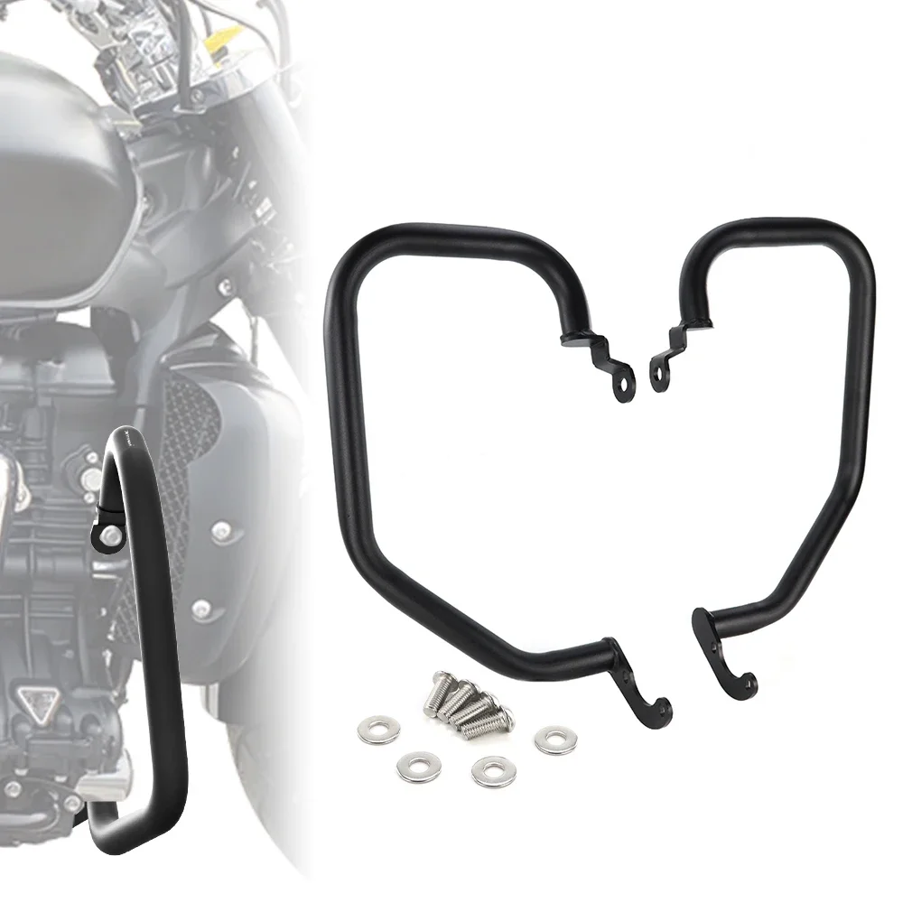 

For Triumph Rocket 3/Rocket III 2003-2019 Motorcycle Steel Highway Crash Bars Engine Guard Frame Bumper Fairings Protector Bars
