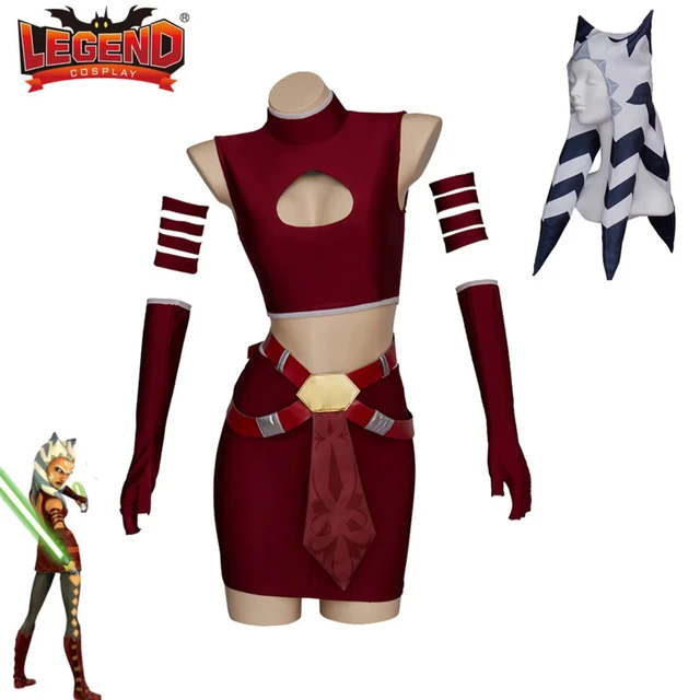 Star wars clone wars Ahsoka Tano cosplay discount costume