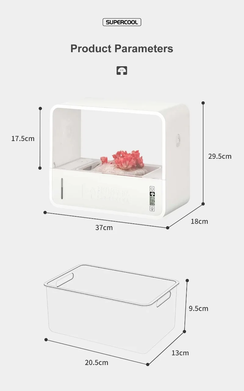 

Indoor Planter Mushroom Growing Kit Fresh Grow Your Own Mushrooms Kit Organic Mushroom Grow Kit
