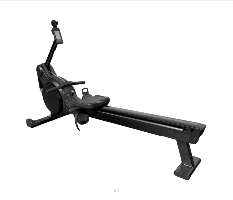 Commercial Gym Fitness Equipment Aerobic Exercise Seated Wind Resistance Magnetic Control Rowing Machine