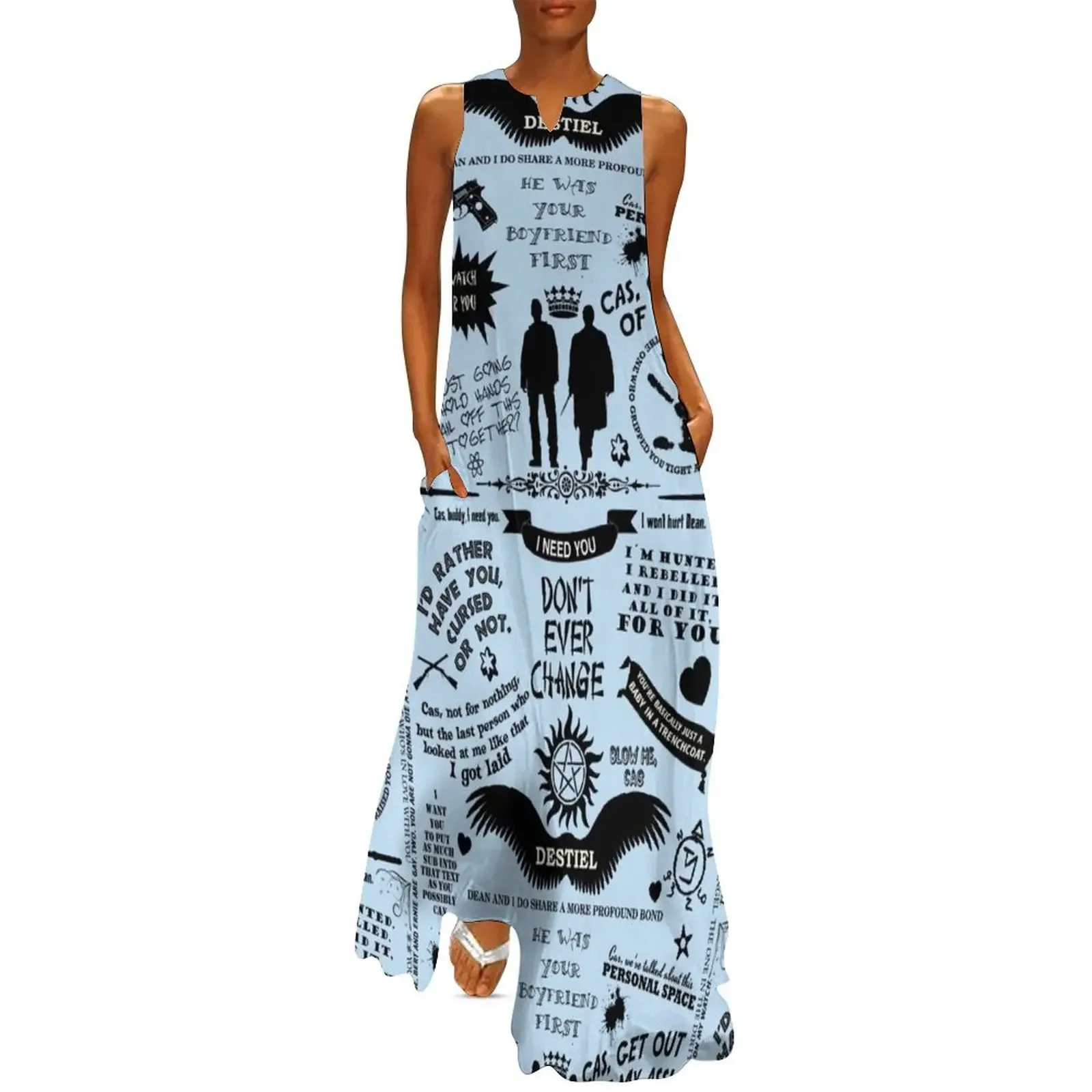 

DESTIEL LOVE Long Dress Women's summer skirt ladies dresses for special occasion cute dress Elegant gowns Dress