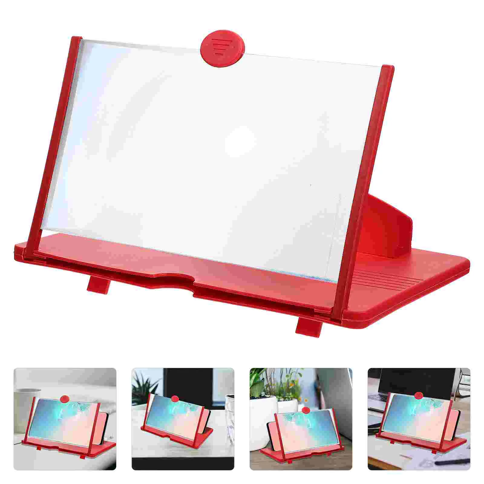 Screen Magnifier Projection Screens Durable Cellphone Stand Magnifying Projector for Home High-definition