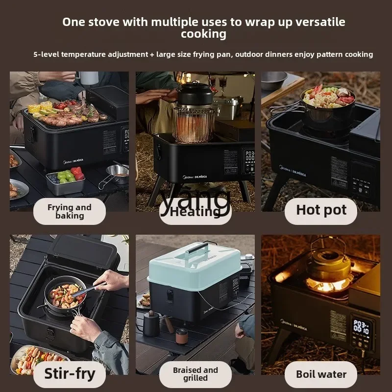 CX outdoor charcoal roasting stove surrounding stove making tea portable camping camping pot stove