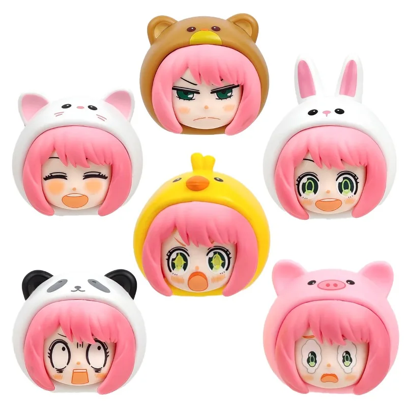 ฟิกเกอร์อนิเมะ Spy x Family อนยา ซีรีส์สัตว์ กล่องสุ่ม ขนาด 6 ซม. ของเล่นตุ๊กตาผ้ากำมะหยี่ ของขวัญวันเกิด/คริสต์มาส สำหรับแฟนๆ อนิเมะ