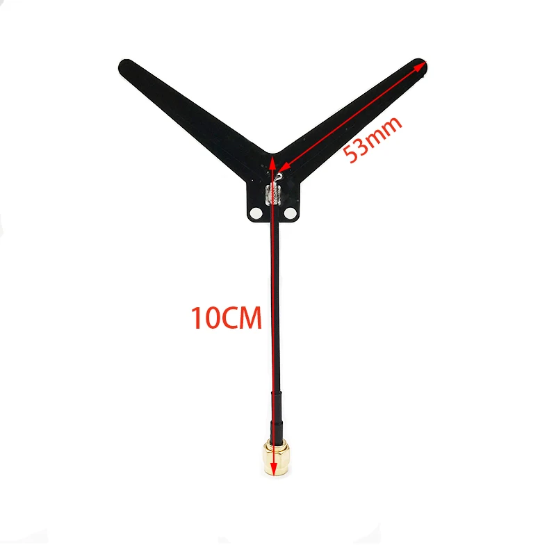 DIY Dipolo Y Forma SMA Antena para Avião RC, 1.2GHz-1.3GHz, RPSMA, Longo Alcance, Peças