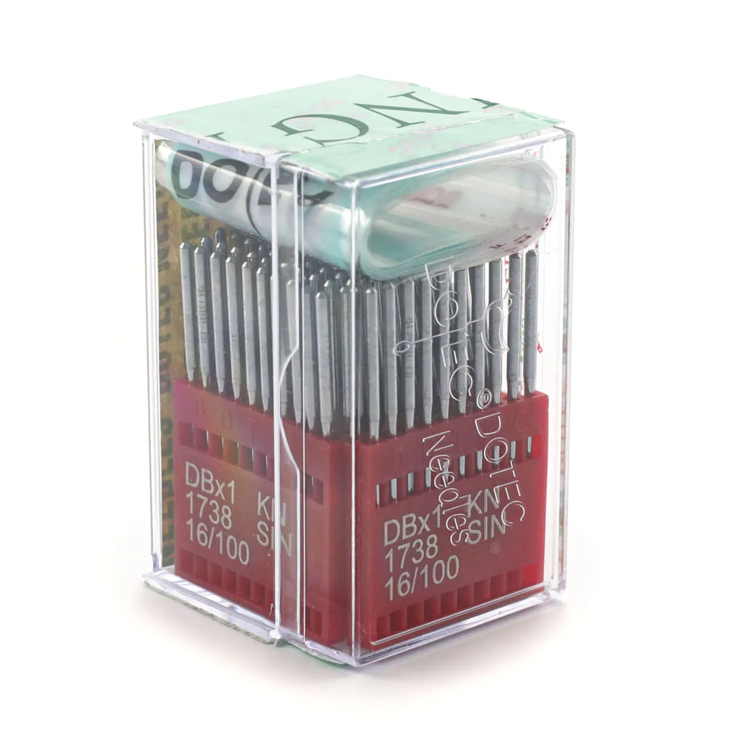

DOTEC DBX1 KN Small Ball-Point Regular Needles For Industrial Lockstitch Sewing Machines DB*1,16x257, 1738A (100 PCS)