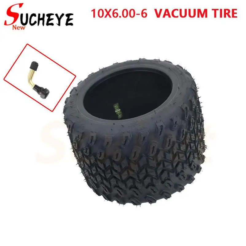 

10 Inch Tubeless Tire 10x6.00-5.5 Rubber for Citycoco Mini Kugoo C1 Pro Electric Scooter Parts 10x6.00-6 Street High Quality