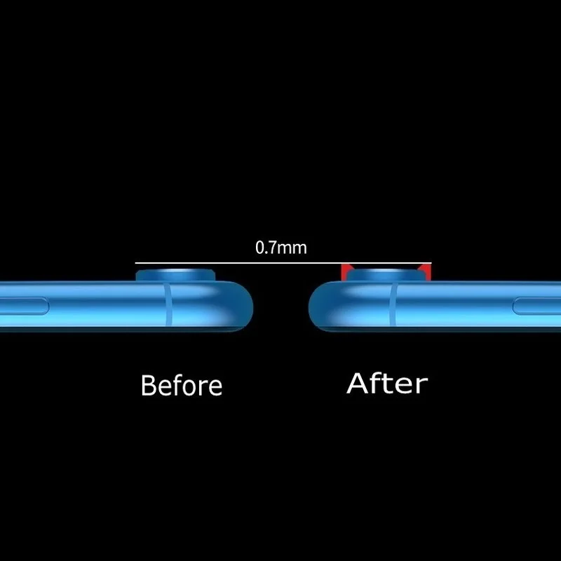 Metal Camera Lens Protector Ring for iPhone XR Back Lens Glass Alloy Protective Camera Cover Film for iPhone XR Phone Protection
