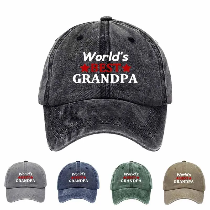 

Trendy Baseball Cap with a Creative Grandpa Slogan, a Must-Have for Family Gatherings