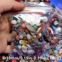Elegant 100g Natural Agate Crystal Pebbles Colorful Decorative Stones for Aquariums, Fish Tanks Air Plant Decor 5