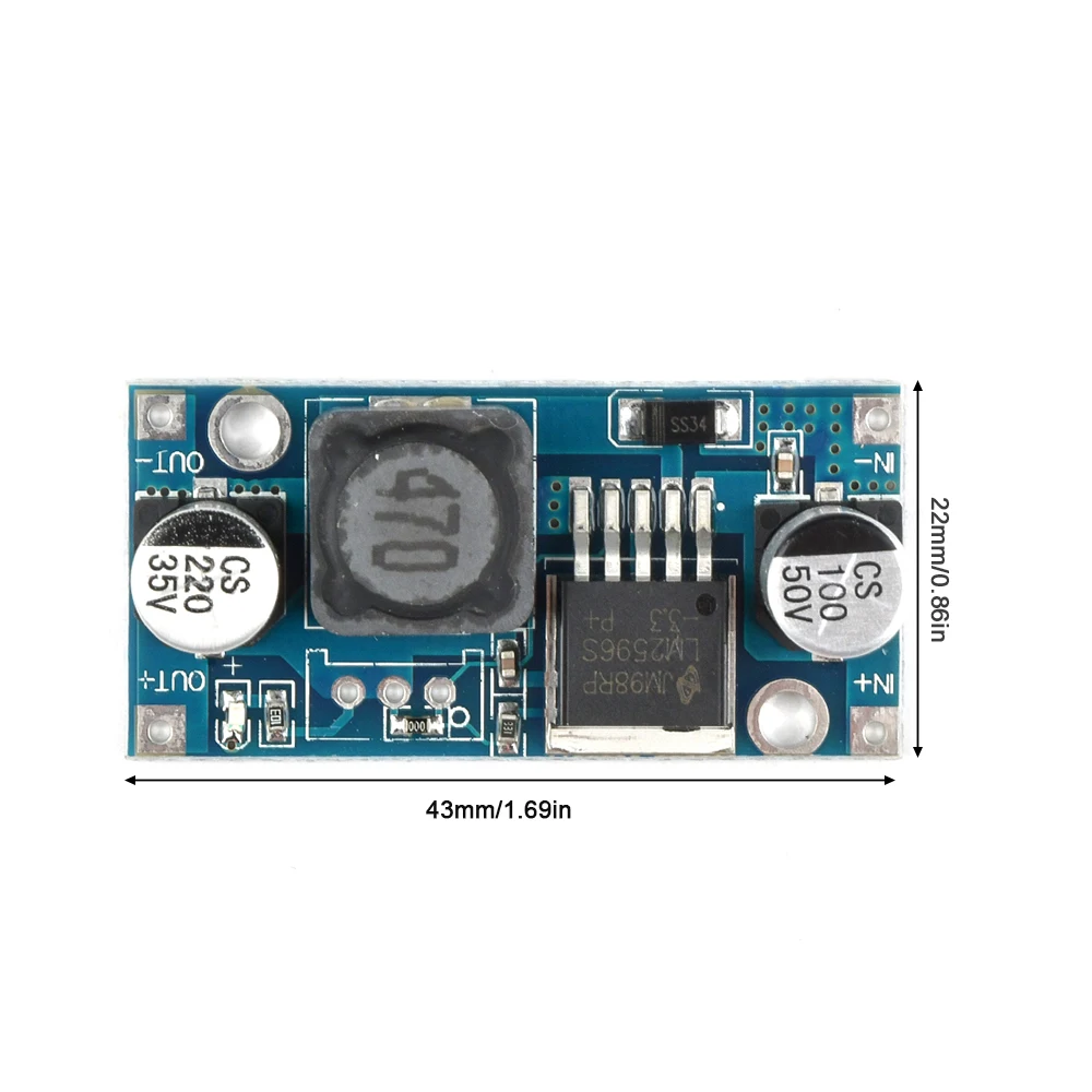 DC-DC Step-down Power Module DC3.2V~40V to DC3.3V/5V/12V 3A Buck Voltage Regulator Power Supply Module