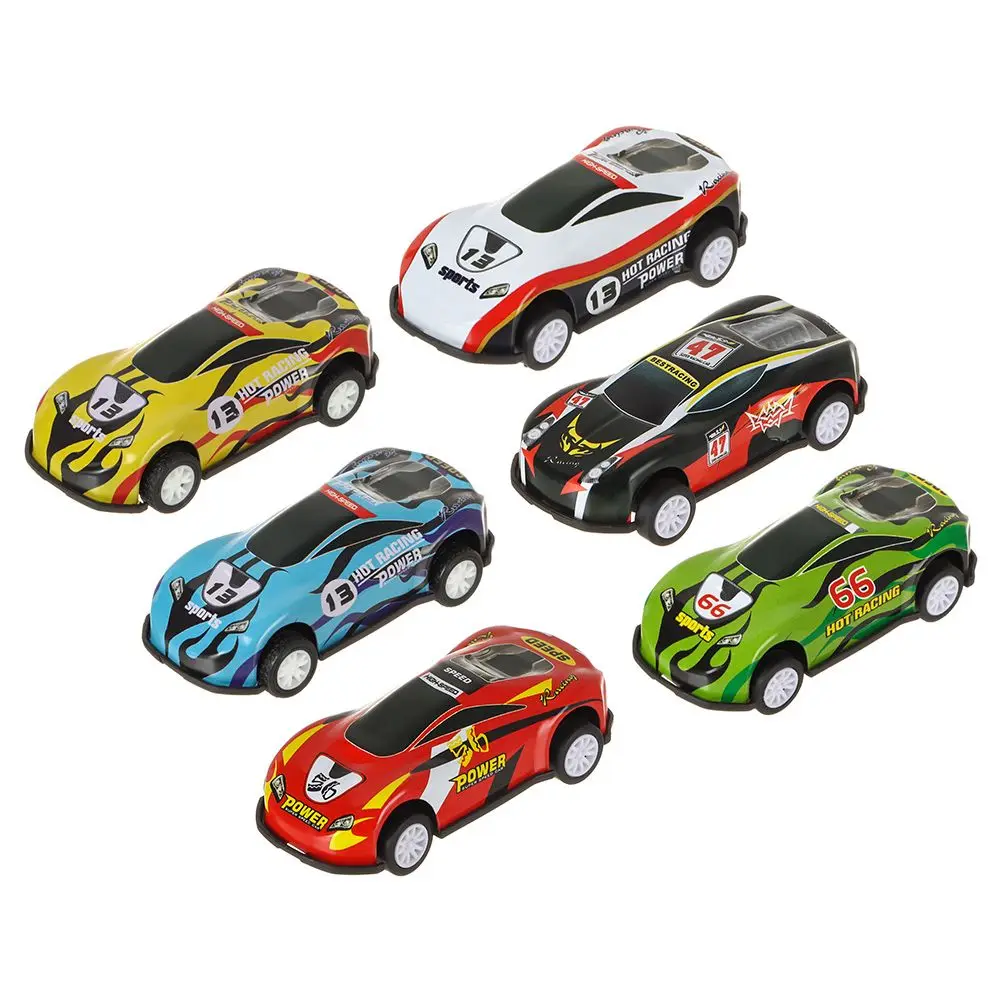 Alloy Boys Girls Gifts Cartoon Kids Toys Racing Car Model Friction Car Toy Vehicles Mini Car Models