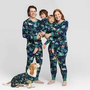 Family Pajama Matching Set Christmas Kids Mother Father Dog Pajamas Sets Xmas Baby Big Children Cotton Snug Fit Santa Claus AliExpress