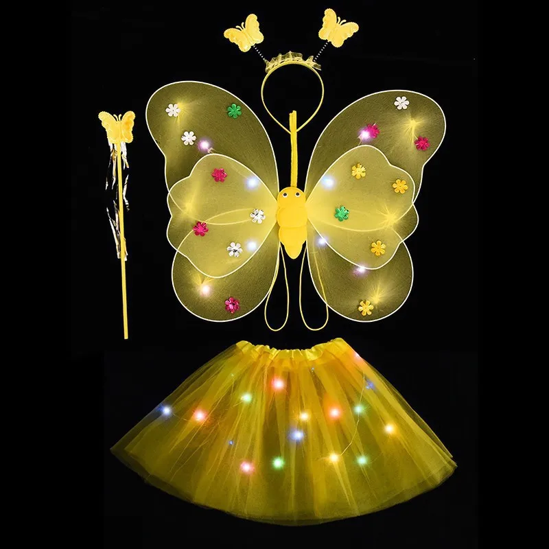 Cosplay Props Butterfly Wings For Kids Birthday Party Gifts LED Butterfly Wing For Girls Ladies