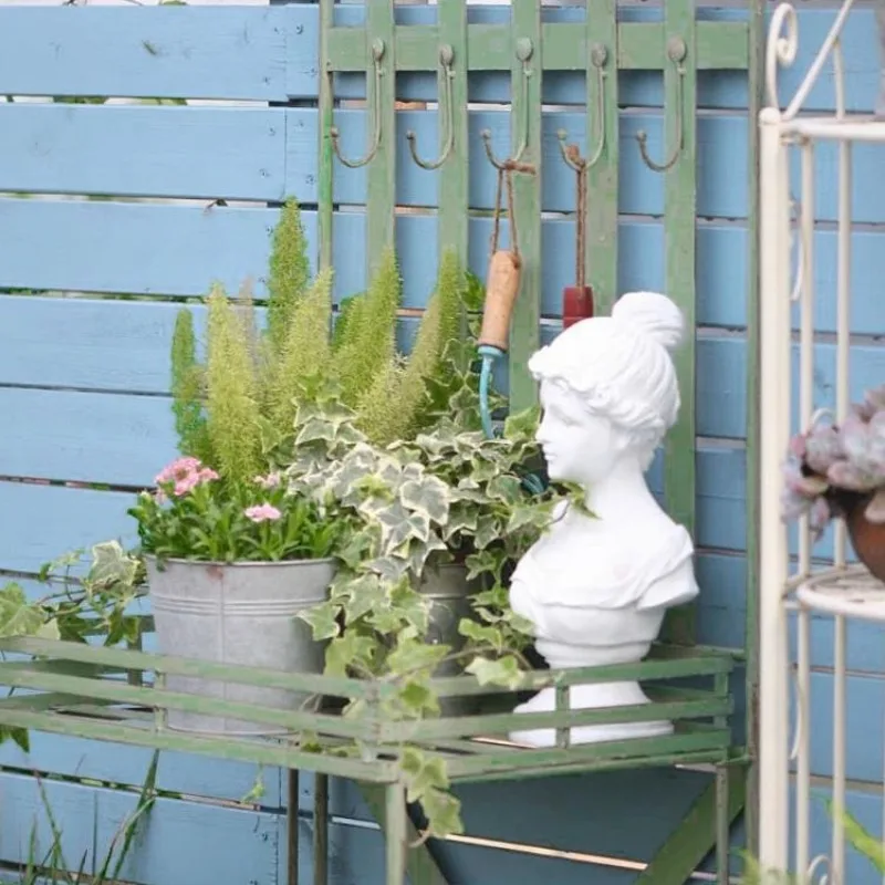 

climbing vine against the wall multi-layer decorative wall hanging balcony floor-to-ceiling wrought iron outdoor flower stand