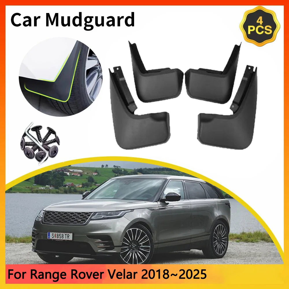

For Range Rover Velar 2018~2025 2019 2020 2021 2022 2023 2024 L560 Car Mudguards Mudflap Mudguard Splash Guards Mud Flaps Fender