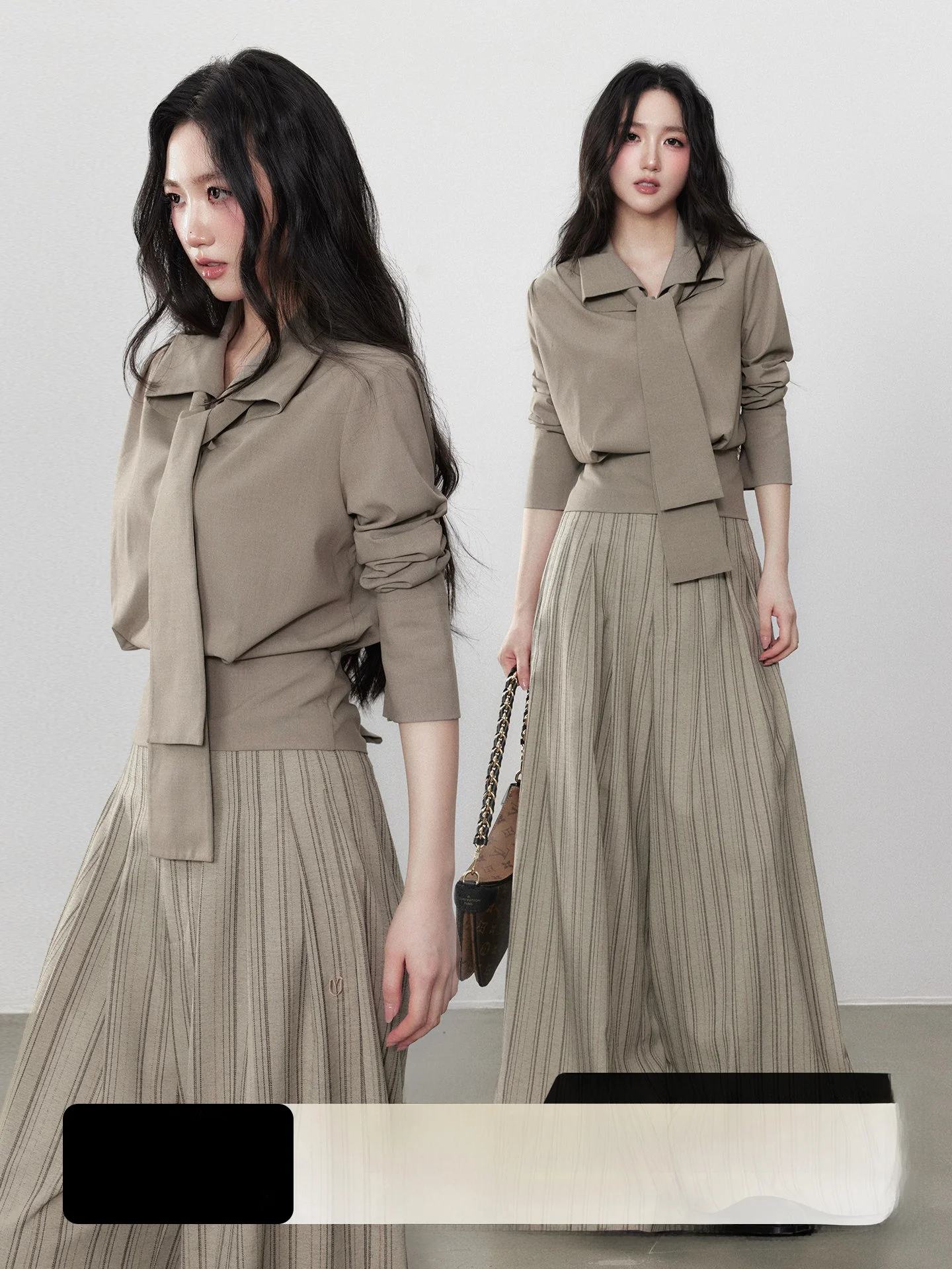 

Женская рубашка Yuzhi с длинным рукавом, свободного кроя, простая, с поясом, удобная для повседневной носки, стройнящая, из смесового полиэстера, стандартного кроя