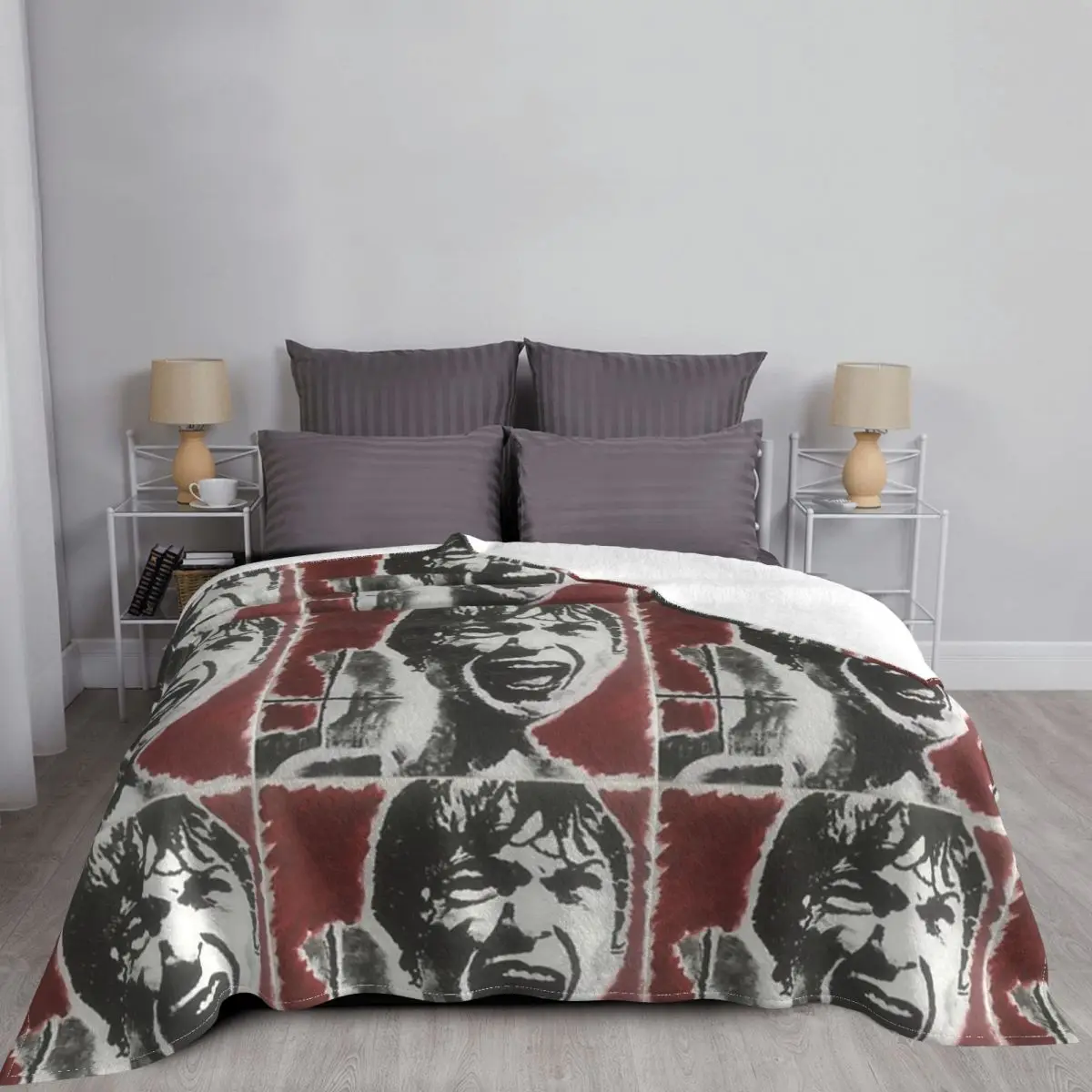 Психофильм (1960) - Фан-арт - Одеяло Альфред Хичкок Покрывало на кровать Одеяло на кровать